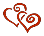 Free Stock Photo: Illustration of red hearts