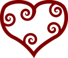 Free Stock Photo: Illustration of a red heart isolated on a transparent background.