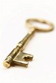 Free Stock Photo: Closeup of gold key