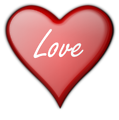 Free Stock Photo: Illustration of a red heart isolated on a transparent background