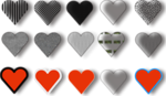 Free Stock Photo: Illustration of small hearts