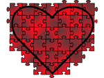Free Stock Photo: Illustration of a red heart isolated on a transparent background