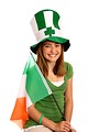 Free Stock Photo: A cute young girl dressed up for Saint Patrick