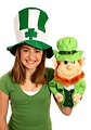 Free Stock Photo: A cute young girl dressed up for Saint Patrick
