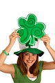 Free Stock Photo: A cute young girl dressed up for Saint Patrick