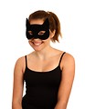 Free Stock Photo: A pretty young girl dressed in a black cat mask