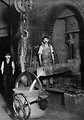 Free Stock Photo: Two men working in an iron foundry