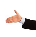 Free Stock Photo: A hand being held out for a handshake