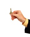 Free Stock Photo: A hand in a business suit holding a key