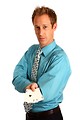 Free Stock Photo: A young businessman holding three aces