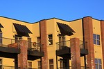 Free Stock Photo: Balconies on an apartment building