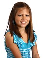 Free Stock Photo: A cute young girl posing with a white background