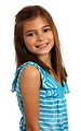 Free Stock Photo: A cute young girl posing with a white background