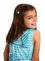 Free Stock Photo: A cute young girl posing with a white background