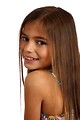 Free Stock Photo: A pretty young girl posing with a white background
