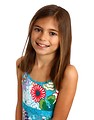 Free Stock Photo: A pretty young girl posing with a white background