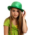 Free Stock Photo: A beautiful young girl dressed for Saint Patrick