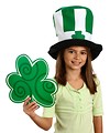 Free Stock Photo: A pretty young girl wearing a Saint Patrick