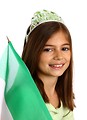 Free Stock Photo: A pretty young girl wearing a Saint Patrick