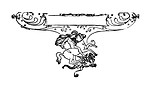 Free Stock Photo: A vintage illustration of a man on a horse