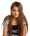 Free Stock Photo: A beautiful young girl isolated on a white background