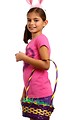 Free Stock Photo: A cute young girl holding an Easter basket