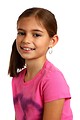 Free Stock Photo: A cute young girl wearing a peace symbol t-shirt