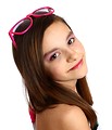Free Stock Photo: A cute young girl dressed for summer
