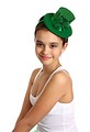 Free Stock Photo: A cute young girl dressed for Saint Patrick