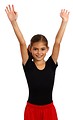 Free Stock Photo: A cute young girl doing exercise and gymnastic poses