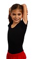 Free Stock Photo: A cute young girl doing exercise and gymnastic poses