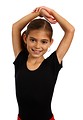 Free Stock Photo: A cute young girl doing exercise and gymnastic poses