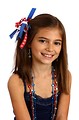 Free Stock Photo: A pretty young girl dressed for the 4th of July
