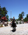 Free Stock Photo: A knight on a horse at the 2011 Georgia Renaissance Festival