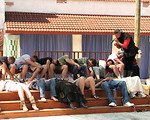 Free Stock Photo: A hypnotist at the 2011 Georgia Renaissance Festival