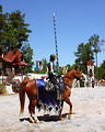 Free Stock Photo: A knight on a horse at the 2011 Georgia Renaissance Festival