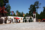 Free Stock Photo: Jousting arena at the 2011 Georgia Renaissance Festival