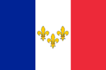 Free Stock Photo: Illustration of a French Monarchist flag