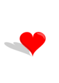 Free Stock Photo: Illustration of a red heart