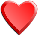 Free Stock Photo: Illustration of a red heart