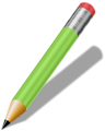 Free Stock Photo: Illustration of a pencil