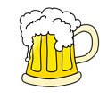 Free Stock Photo: Illustration of a mug of beer