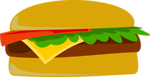 Free Stock Photo: Illustration of a cheeseburger