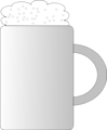 Free Stock Photo: Illustration of a mug of beer