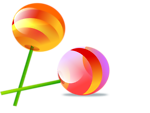 Free Stock Photo: Illustration of lollipops