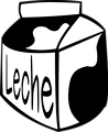 Free Stock Photo: Illustration of a carton of milk