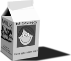 Free Stock Photo: Illustration of a carton of milk