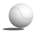 Free Stock Photo: Illustration of a baseball