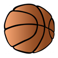 Free Stock Photo: Illustration of a basketball