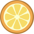 Free Stock Photo: Illustration of an orange slice